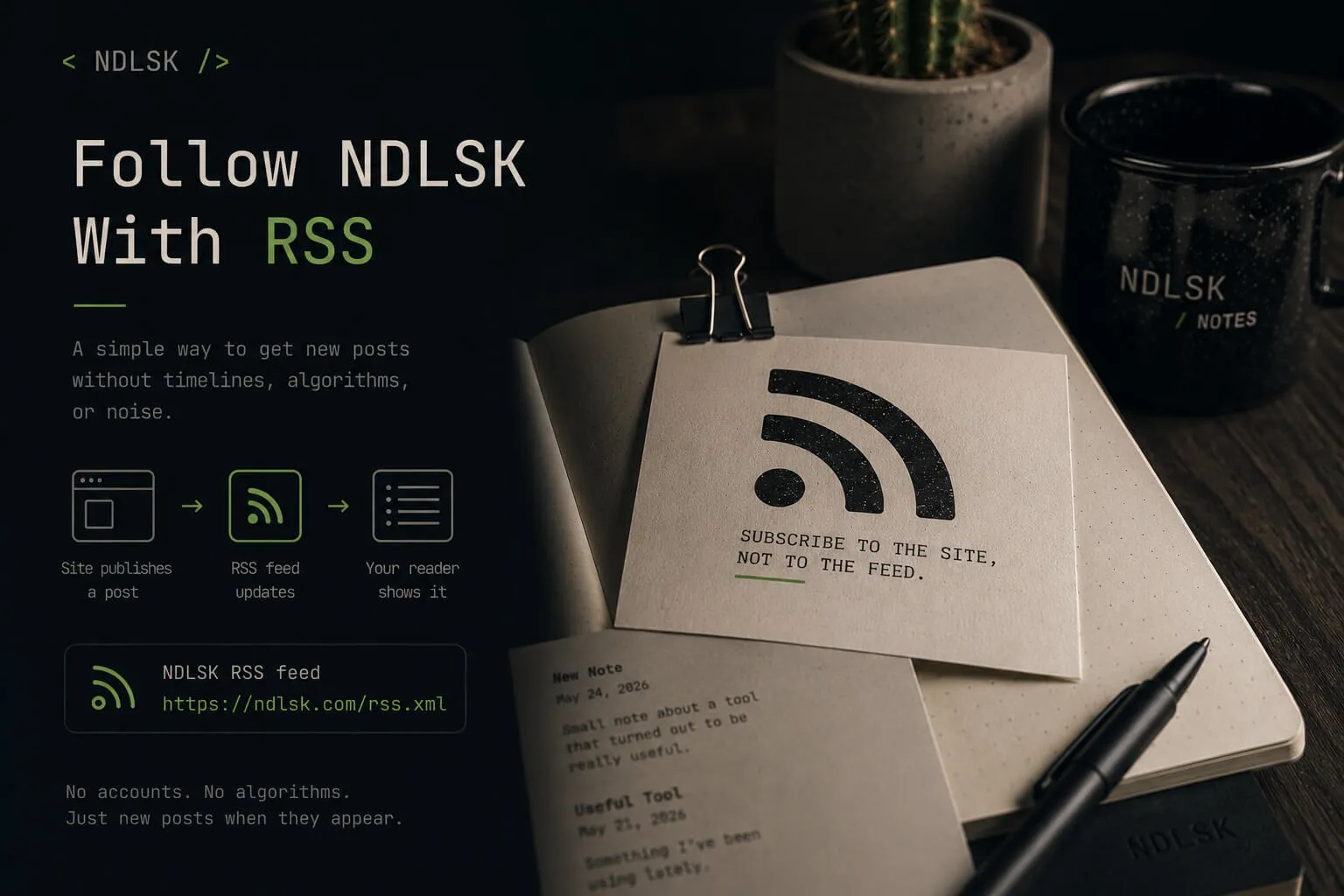 NDLSK RSS feed preview