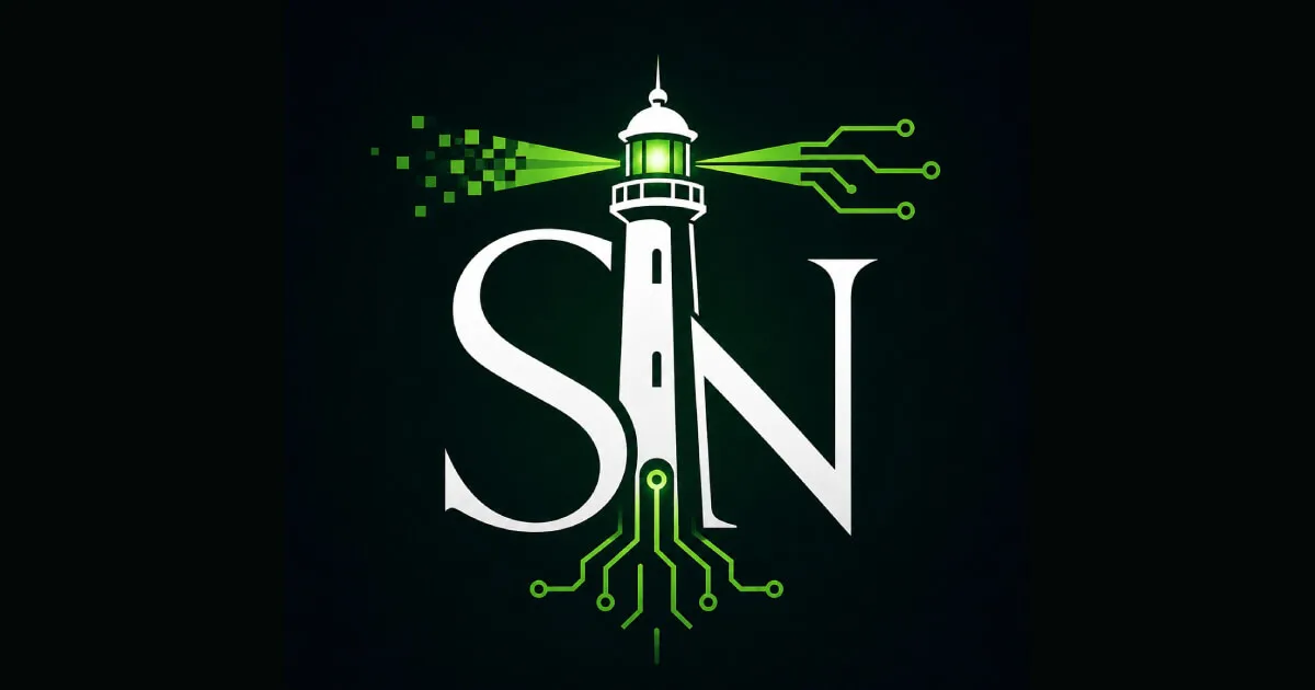 The SN lighthouse logo